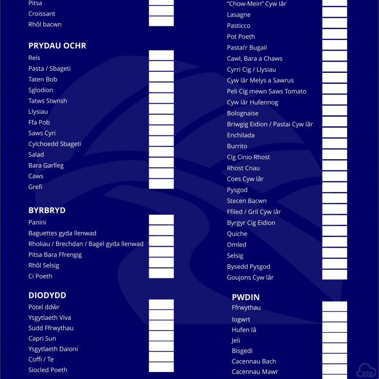 Canteen Price List (Secondary Age only)